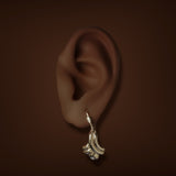 Estate 14K Y Gold Dangle Earrings