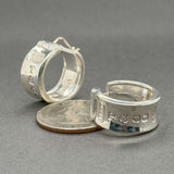Estate Tiffany & Co. SS 1837 Hoop Earrings