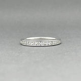 Estate 14K W Gold 0.30ctw Diamond Anniversary Ring