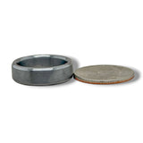 Tantalum 7mm Matte Carved Band 10