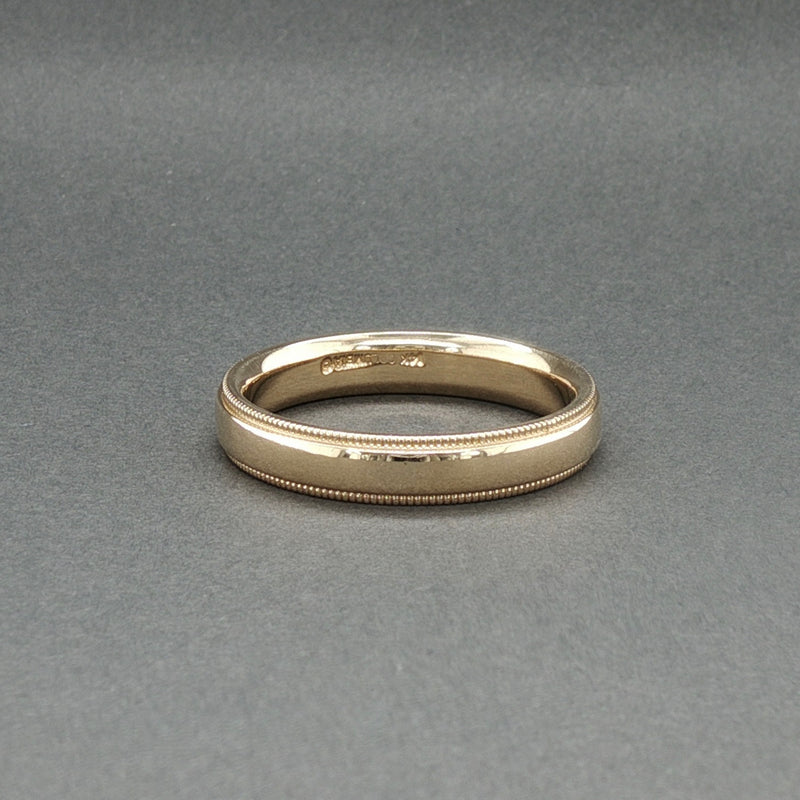 Estate 14K Y Gold 4.14mm Milgrain Ring