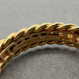 Estate Tiffany & Co. 18K Y Gold 0.80ctw Damond Eternity Ring