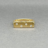 Estate 18K Y Gold 0.02ctw K/SI2 Diamond Ring