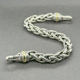 Estate David Yurman SS 14 Wheat Bracelet