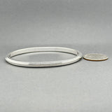 Estate SS Stepped Bangle Bracelet