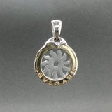 Estate Bulgari 14K TT Gold Tondo Sun Pendant