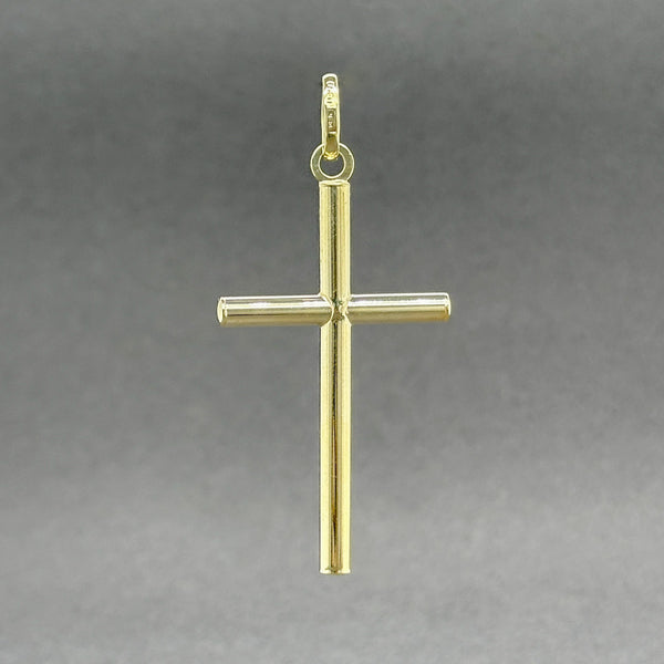 Estate 14K Y Gold 39.50mm Cross Pendant