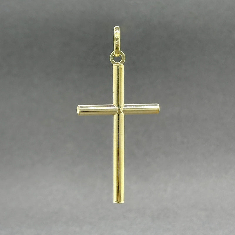 Estate 14K Y Gold 39.50mm Cross Pendant