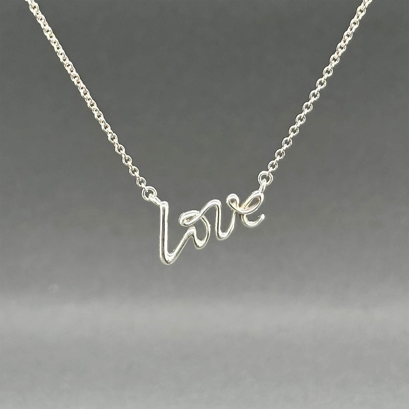 Estate Tiffany & Co. SS Picasso Love Graffiti Necklace