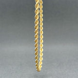 Estate 14K Y Gold 3.1mm 18” Rope Chain