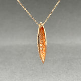 Estate 14K R Gold Drop Pendant