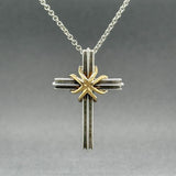 Estate Tiffany & Co. SS 18 Cross Pendant