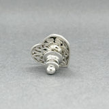 Estate John Hardy SS Dot Heart Pin