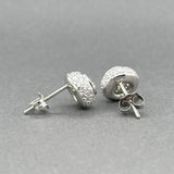 Estate 18K W Gold 1.12ctw G-I/SI1-2 Diamond Stud Earrings