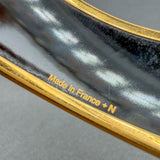 Estate Hermes YGP Enamel Bangle Bracelet