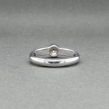 Estate 14K W Gold 0.08ct I/I1 Diamond Ring