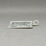 Estate SS Saint Christopher Medal Pendant
