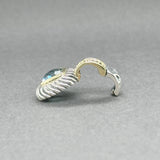 Estate David Yurman SS 14 Topaz Albion Enhancer Pendant