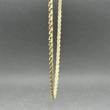 Estate 14K Y Gold 2.18mm 18” Rope Chain