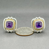 Estate Tiffany & Co. SS 18 Amethyst Earrings