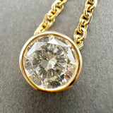 Estate 14K Y Gold 1.79ct G/SI1 Diamond Pendant