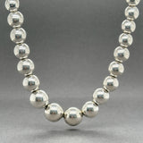Estate Tiffany & Co. SS Graduated Hardwear Beaded Necklace