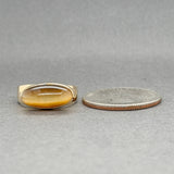 Estate 14K Y Gold Tiger’s Eye Ring