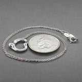 Estate Tiffany & Co. SS Peretti 16mm Open Heart Pendant