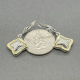 Estate David Yurman SS 18 Quatrefoil Drop Earrings