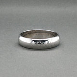 Estate 14K W Gold 5.90mm Polished Ring