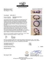 Estate 18K W Gold 1.10ctw Sapphire & Diamond Eternity Ring