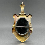 Estate Victorian 14K Y Gold Cameo 25.17ct Onyx Pin/Pendant