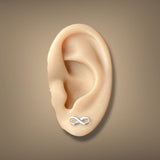 Estate Tiffany & Co. SS Infinity Stud Earrings