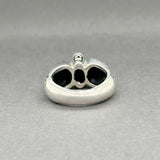 Estate SS 18 Hematite Ring