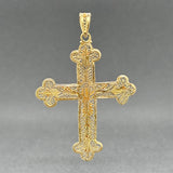 Estate 20K Y Gold 47.77mm Crucifix Pendant