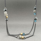 Estate David Yurman SS 18 39.5” 20.62ctw Multistone Station Necklace