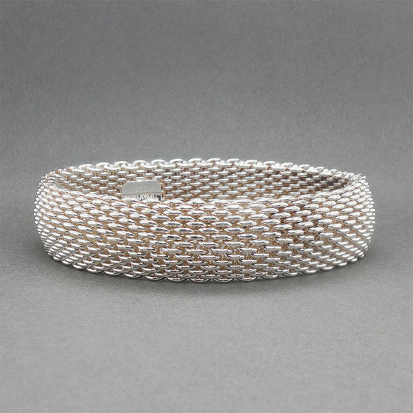 Estate Tiffany & Co. SS Somerset Bangle Bracelet