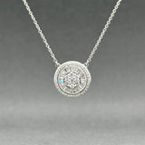 Estate 14K W Gold 0.48ctw Diamond Pendant