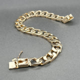 Estate 14K Y Gold 9.46mm Curb Link Bracelet