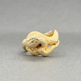 Estate 14K Y Gold Snake Ring