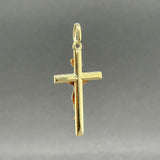 Estate 14K Y Gold 37.6mm Crucifix Pendant