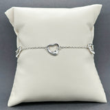 Estate Tiffany & Co. SS Open Heart Bracelet