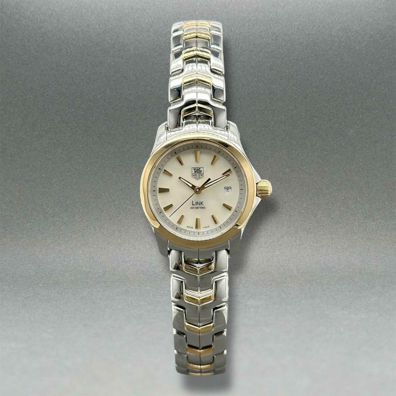 Estate Tag Heuer Ladies Link Quartz Watch ref#wjf1352