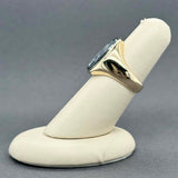 Estate 12K Y Gold 4.30ct Hematite Intaglio Ring