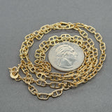 Estate 18K Y Gold 4.0mm 25.25” Anchor Chain