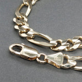 Estate 14K Y Gold Figaro Bracelet
