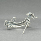 Estate SS Dachshund Pin