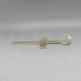 Estate 14K Y Gold 66.65mm Cross Pendant