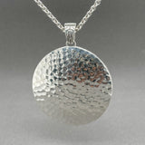 Estate John Hardy SS Hammered Disc Pendant