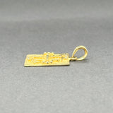Estate 14K Y Gold Greek Konstantinato Child Pendant